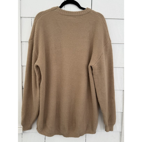 Taylor Swift Folklore Album Chenille Patch Crewneck Sweater Official Merch Beige - Picture 2 of 6